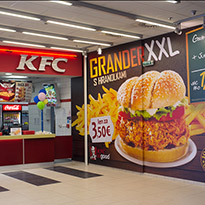 Polep retaurcie KFC